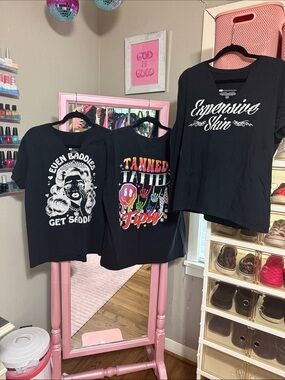 Black Graphic Tee Bundle - Women's Short Sleeve